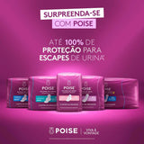 Absorvente Para Escape Poise Discreto  Discreto - Cobertura  8 Unidades