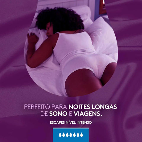 Absorvente Para Escape Poise Discreto Maxi - Cobertura 8 Unidades