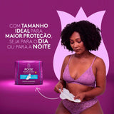 Absorvente Para Escape Poise Discreto  Noturno - Cobertura  8 Unidades