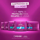 Absorvente Para Escape Poise Discreto  Noturno - Cobertura  8 Unidades