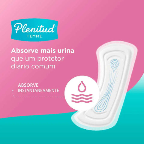 Absorvente Plenitud Femme Leve - 14 Unidades