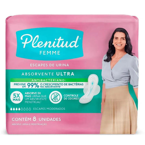 Absorvente Plenitud Femme Ultra - 8 Unidades