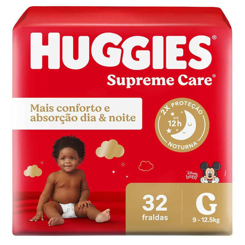 Fralda Huggies Supreme Care Tamanho G - 32 Unidades