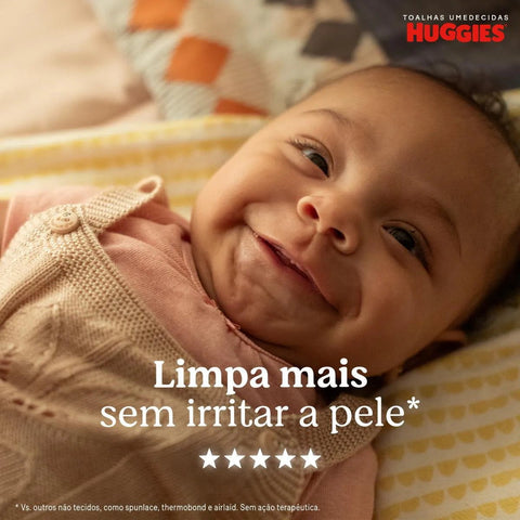 Lenço Umedecido Huggies Clássico 48 Unidades