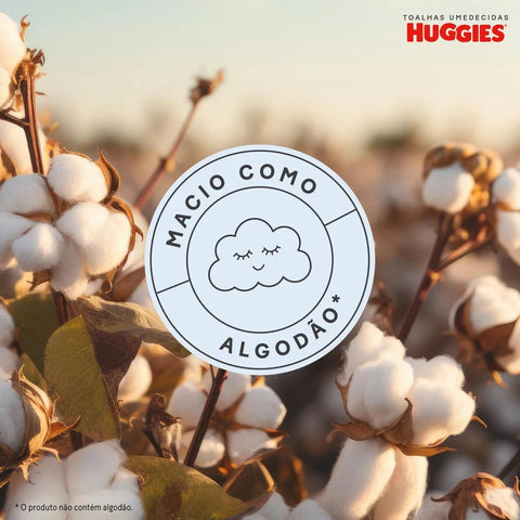 Lenço Umedecido Huggies Clássico 48 Unidades