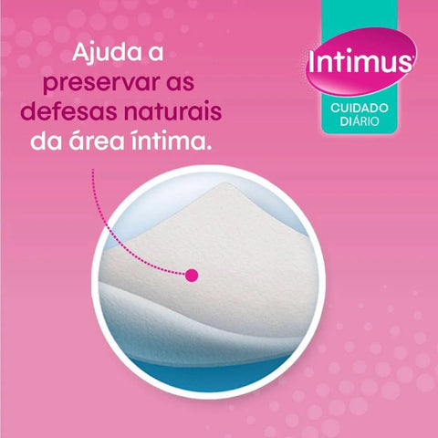 Lenço Umedecido Íntimo Intimus Sem Perfume 16 Unidades