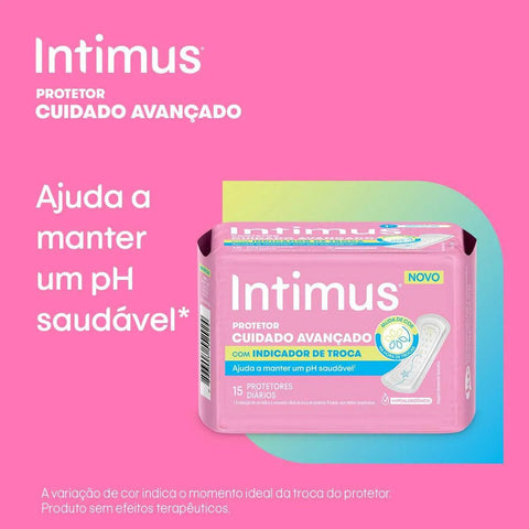 Protetor Diário Intimus Com Indicador de Troca 80 Unidades