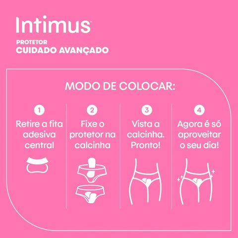 Protetor Diário Intimus Com Indicador de Troca 80 Unidades