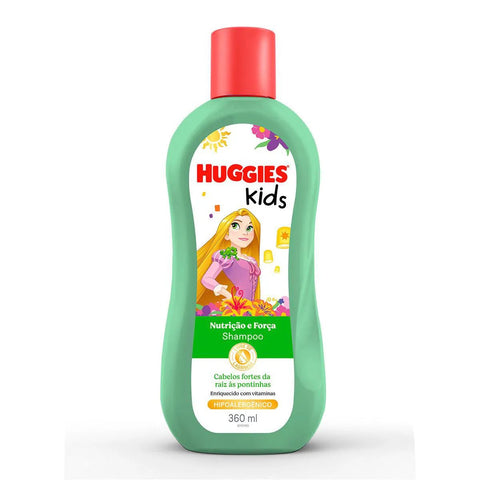 Shampoo Huggies Kids Nutrição e Força Rapunzel 360ml