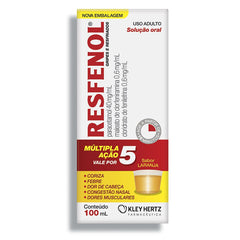 Resfenol 40mg/L + 0,6mg/mL + 0,6mg/mL - 100 mL - Solução
