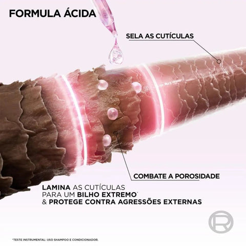 Acidificante Ultra Gloss Elseve Glycolic Gloss 6% 200ml