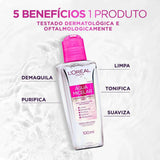 Água Micelar L'Oréal  5 em 1 - 100 mL