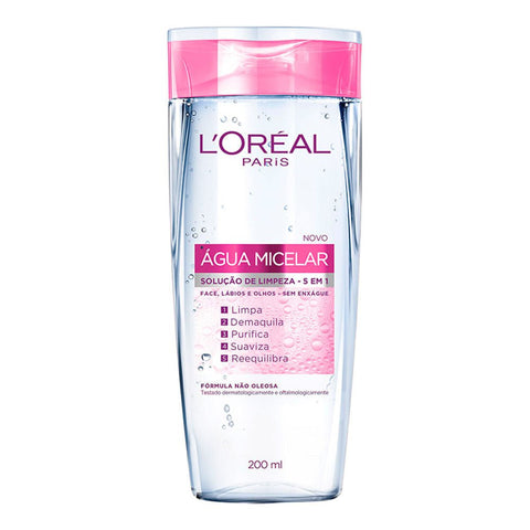 Água Micelar L'Oréal 5 em 1 - 200 mL