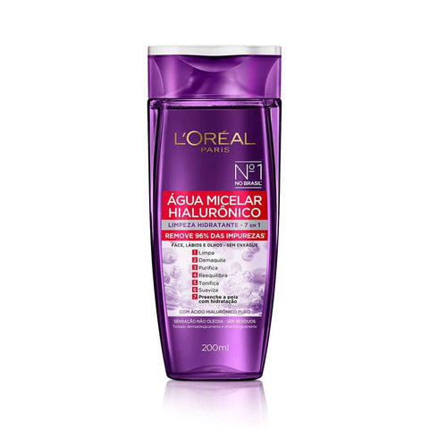 Água Micelar L'Oréal Hialurônico - 200 mL