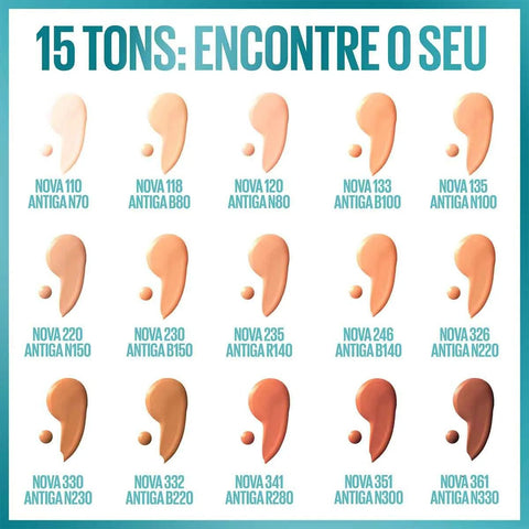 Base Líquida Maybelline Ny Fit Me Matte 135 FPS 22 - 30 mL