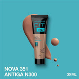 Base Líquida Maybelline Ny Fit Me Matte 351  FPS 22 - 30 mL
