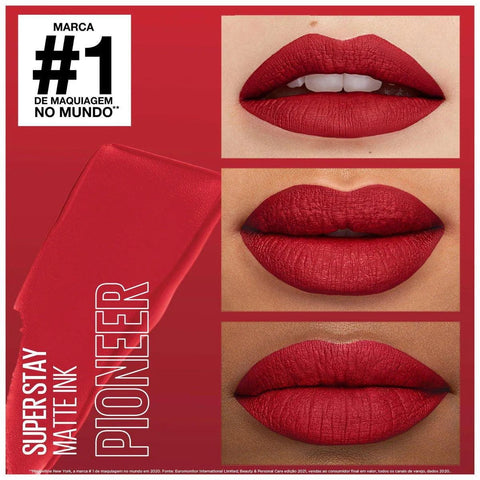 Batom Líquido Longa Duração Maybelline Superstay Matte Ink 20 Pioneer 5ml