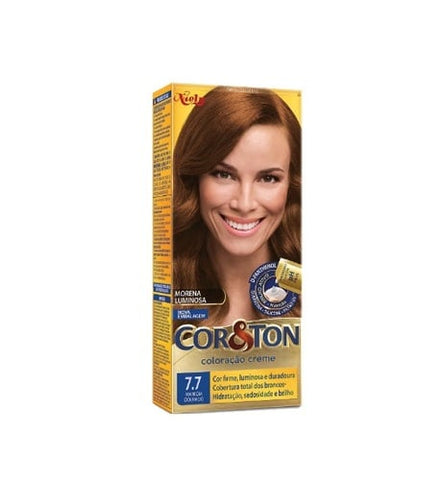 Tintura Cor & Ton Nº 7.7 Marrom Dourado