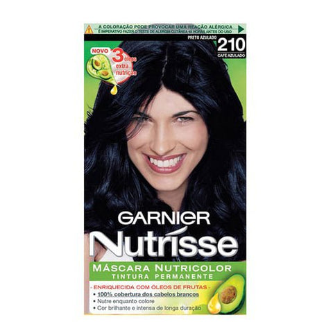 Tintura Garnier Nutrisse Creme Nº 210 Preto Jabuticaba
