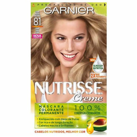 Tintura Garnier Nutrisse Creme Nº 81 Louro Paixão Nacional