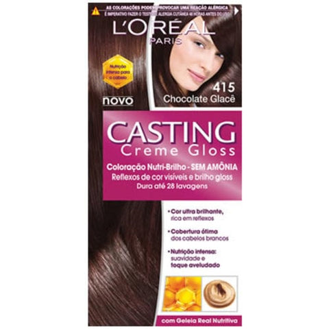 Tonalizante L'Oréal Casting Creme Gloss Nº 415 Chocolate Glacê