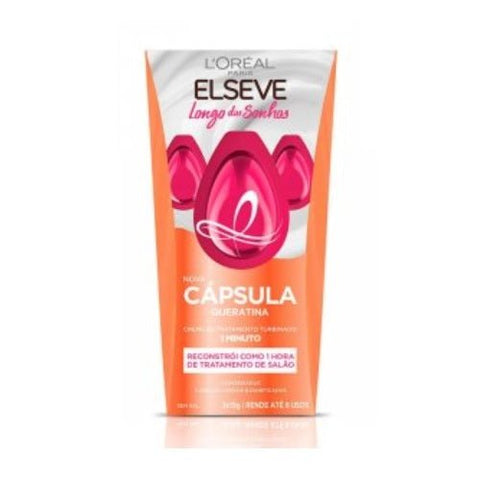 Cápsula de Tratamento Elseve Longo Dos Sonhos 3 Unidades Com 15G Cada