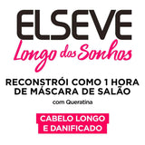 Cápsula de Tratamento Elseve Longo Dos Sonhos 3 Unidades Com 15G Cada