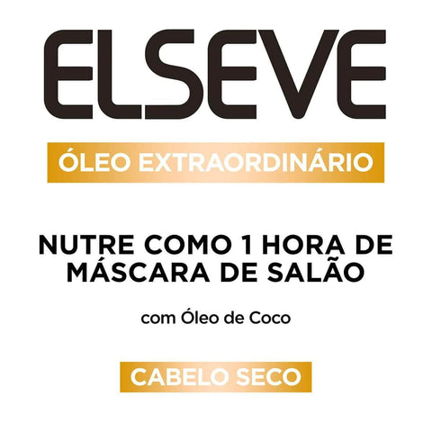 Cápsula de Tratamento Elseve Óleo Extraordinário 3 Unidades Com 15G Cada