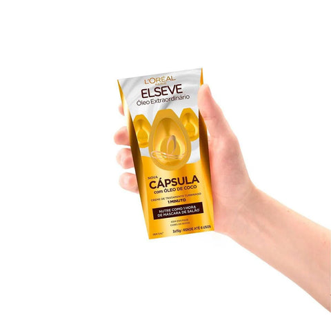 Cápsula de Tratamento Elseve Óleo Extraordinário 3 Unidades Com 15G Cada