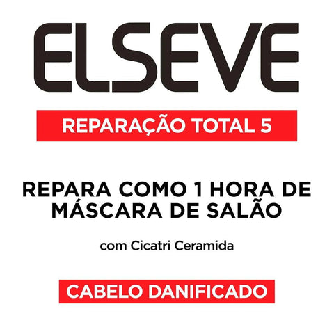 Cápsula de Tratamento Elseve Reparação Total 5 Cicatri-Ceramida 3 Unidades Com 15G Cada
