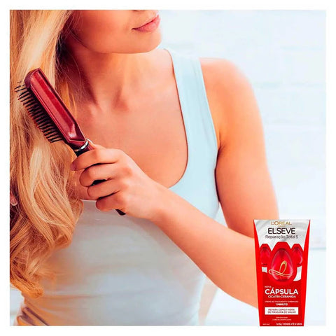 Cápsula de Tratamento Elseve Reparação Total 5 Cicatri-Ceramida 3 Unidades Com 15G Cada