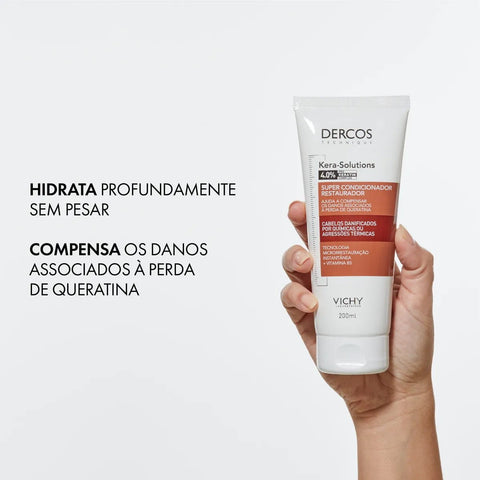 Condicionador Vichy Dercos Linha Kera-Solutions - 200 mL