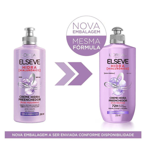 Creme de Pentear Elseve Hidra Hialurônico 250Ml