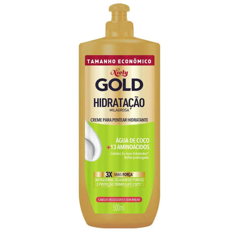 Creme de Pentear Niely Gold Hidratação Milagrosa 500ml