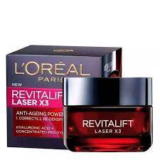 Creme Mascara Reparador Laser 3X Revitalift Noturno 50 Ml
