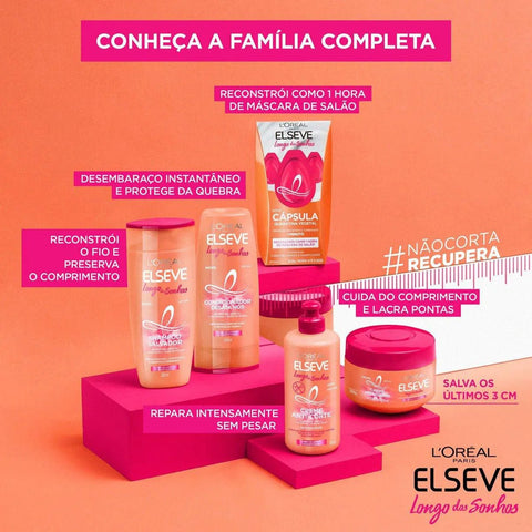 Creme Para Pentear Elseve Longo Dos Sonhos 250Ml
