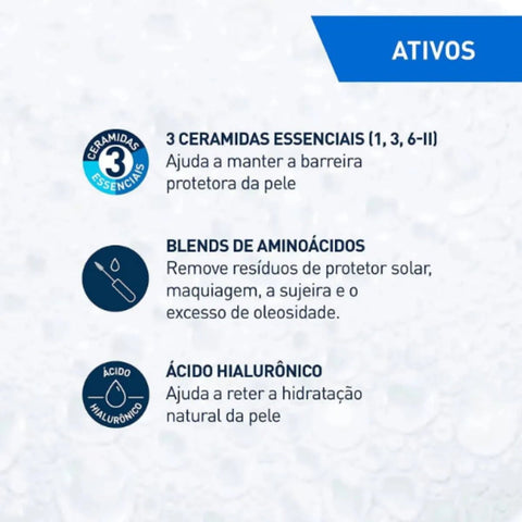 Espuma de Limpeza CeraVe Pele Normal a Seca - 140 g