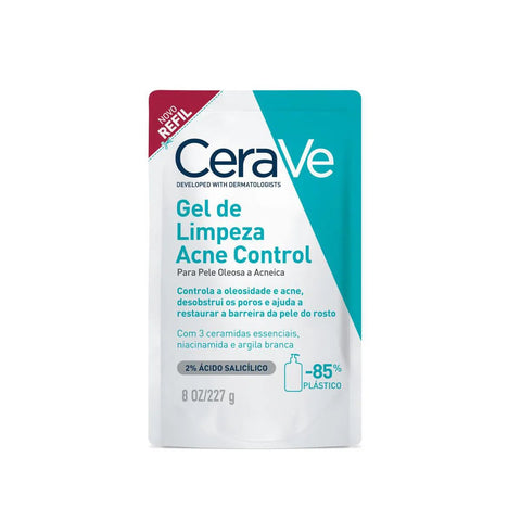 Gel de Limpeza CeraVe Acne Control Refil Pele Oleosa e Acnéica - 227 g