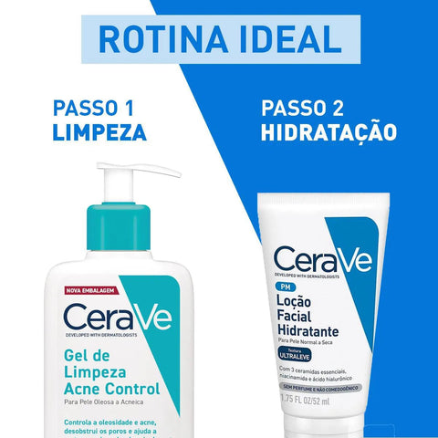 Gel de Limpeza CeraVe Acne Control Refil Pele Oleosa e Acnéica - 227 g