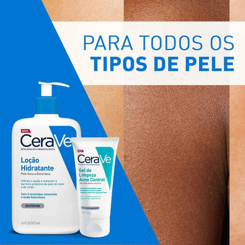 Gel de Limpeza Facial CeraVe Acne Control Pele Oleosa e Acnéica - 60 g