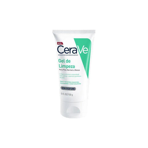 Gel de Limpeza Facial CeraVe Sem Perfume - Pele Normal a Oleosa - 150 g