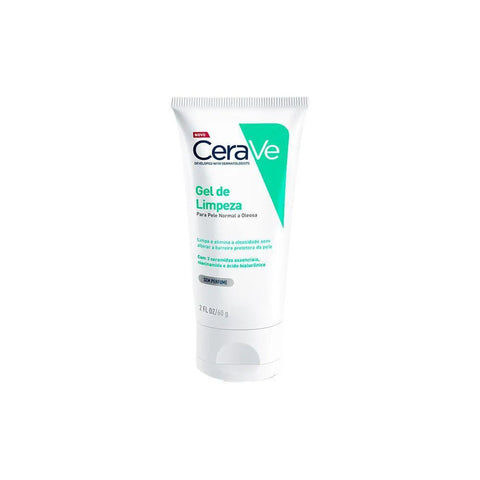 Gel de Limpeza Facial CeraVe Sem Perfume - Pele Normal a Oleosa - 60 g