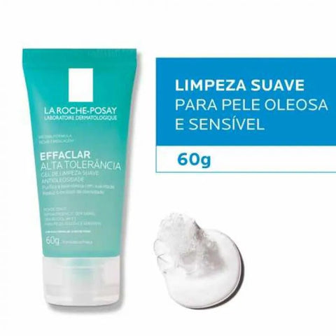 Gel Para Limpeza Facial La Roche-Posay Effaclar Alta Tolerância  60 g