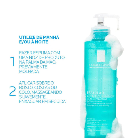 Gel Para Limpeza Facial La Roche-Posay Effaclar Alta Tolerância Refil  240 g