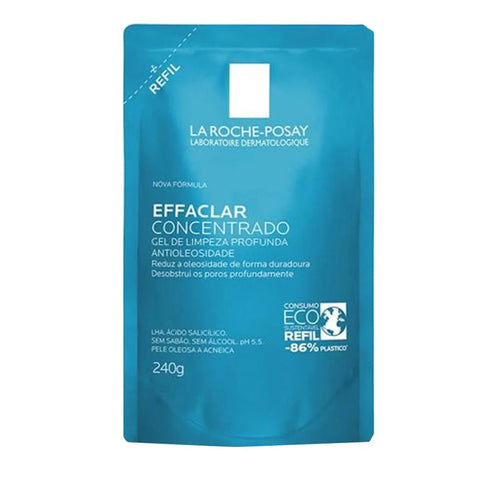 Gel Para Limpeza Facial La Roche-Posay Effaclar Concentrado Refil  240 g
