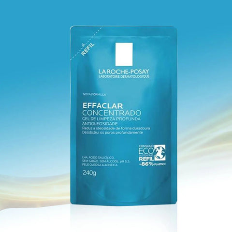 Gel Para Limpeza Facial La Roche-Posay Effaclar Concentrado Refil  240 g