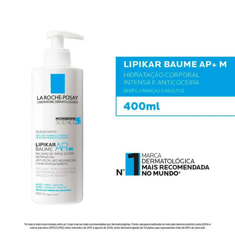 Hidratante La Roche-Posay Lipikar Baume AP+M  400 mL