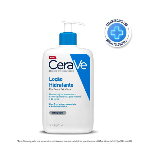 Kit CeraVe Loção Hidratante Corporal Sem Perfume - Pele Seca a Extra Seca - 2 x 473 g