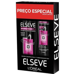 Kit Elseve Arginina Resist X3 - Shampoo, 1 Unidade Com 375Ml + Condicionador, 1 Unidade Com 170Ml
