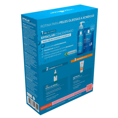 Kit La Roche-Posay Effaclar Concentrado 300 g + 240 g